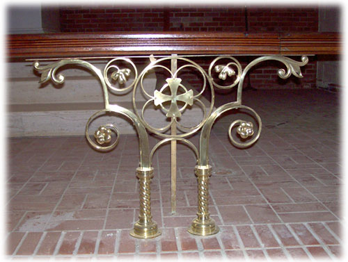 Restored Sanctuary Railing